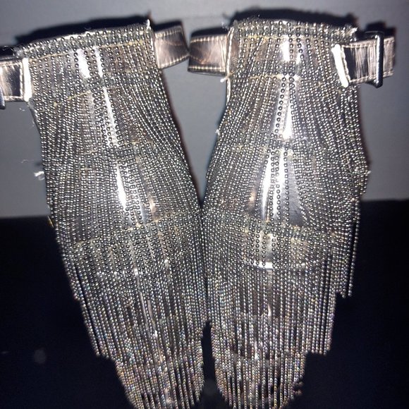 Liliana Shoes - Liliana Silver🩶Fringe Metallic•Heels~ Size: 8